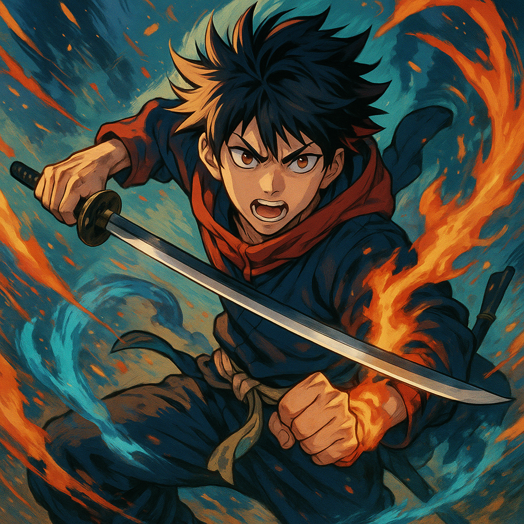 Good mix between bleach Jjk naruto hells paradise